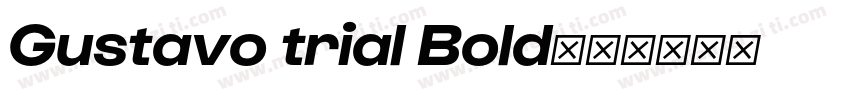 Gustavo trial Bold字体转换